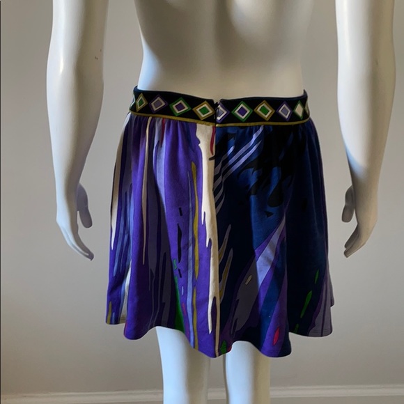 Emilio Pucci purple mini skirt size Medium - Picture 2 of 3